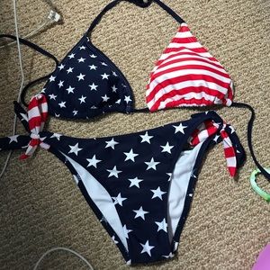 american flag swimsuit bikini